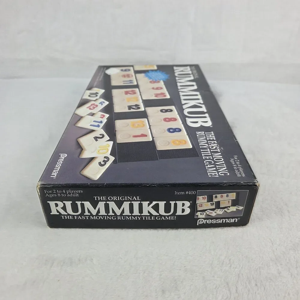 Vintage 1990 Rummikub Tile Game COMPLETE W/ Instructions Pressman Fast Shipping! - Picture 9 of 10